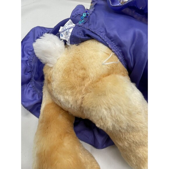 Build A Bear Bunny Rabbit Jointed More Moves Plush Stuffed Animal Silver Stars - Picture 14 of 15
